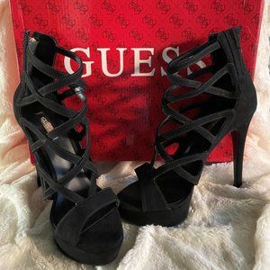 Size 7 Guess Platform High Heel Sandals